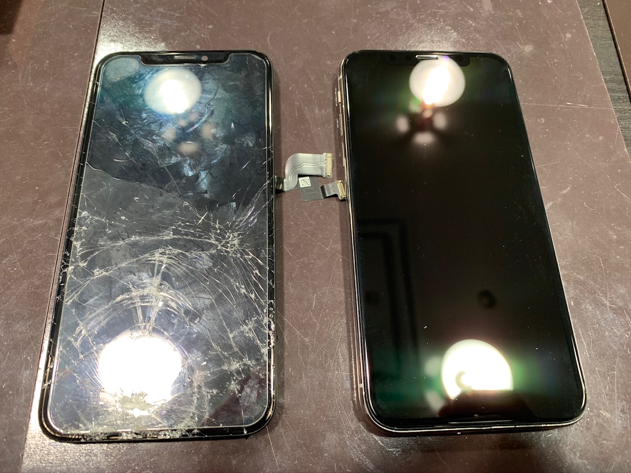 【iPhoneXR画面割れ修理】尼崎−少しの割れでも危険！即日修理可能！ヒ