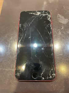 iPhone SE2　画面交換修理　伊丹市　ｔ