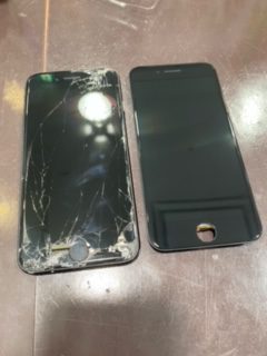【iPhone 8 修理】バキバキの画面修理は可能なのか…。この回答はぜひあなたの目で！