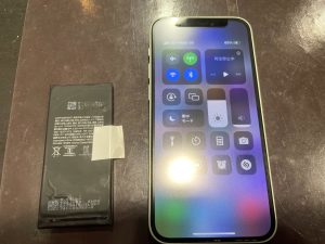 iPhone 12 mini バッテリー交換