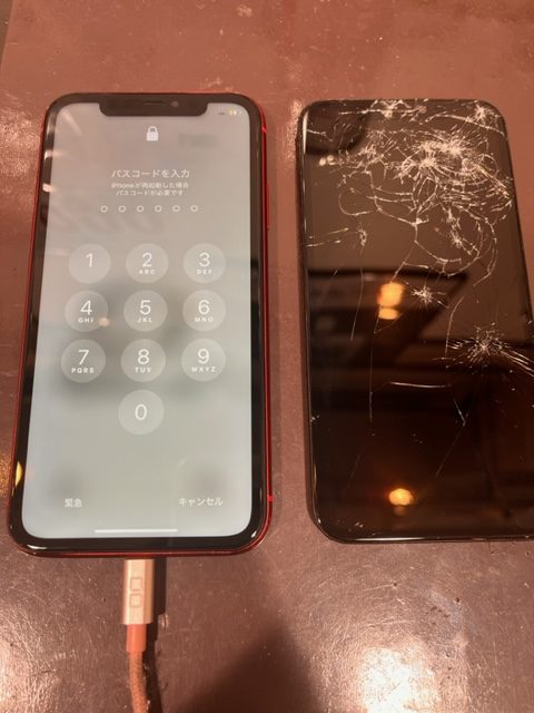 【iPhone11　画面修理】アイフォンの画面修理なら修理実績の多い当店へ！！即日ご返却可能☆　川西市よりお越しのお客様