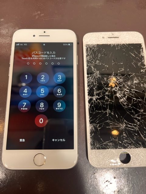 【iPhone7 画面修理】アイフォン7の画面修理、増えてます☆川西市よりご来店のお客