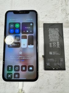iPhoneXR　バッテリー交換