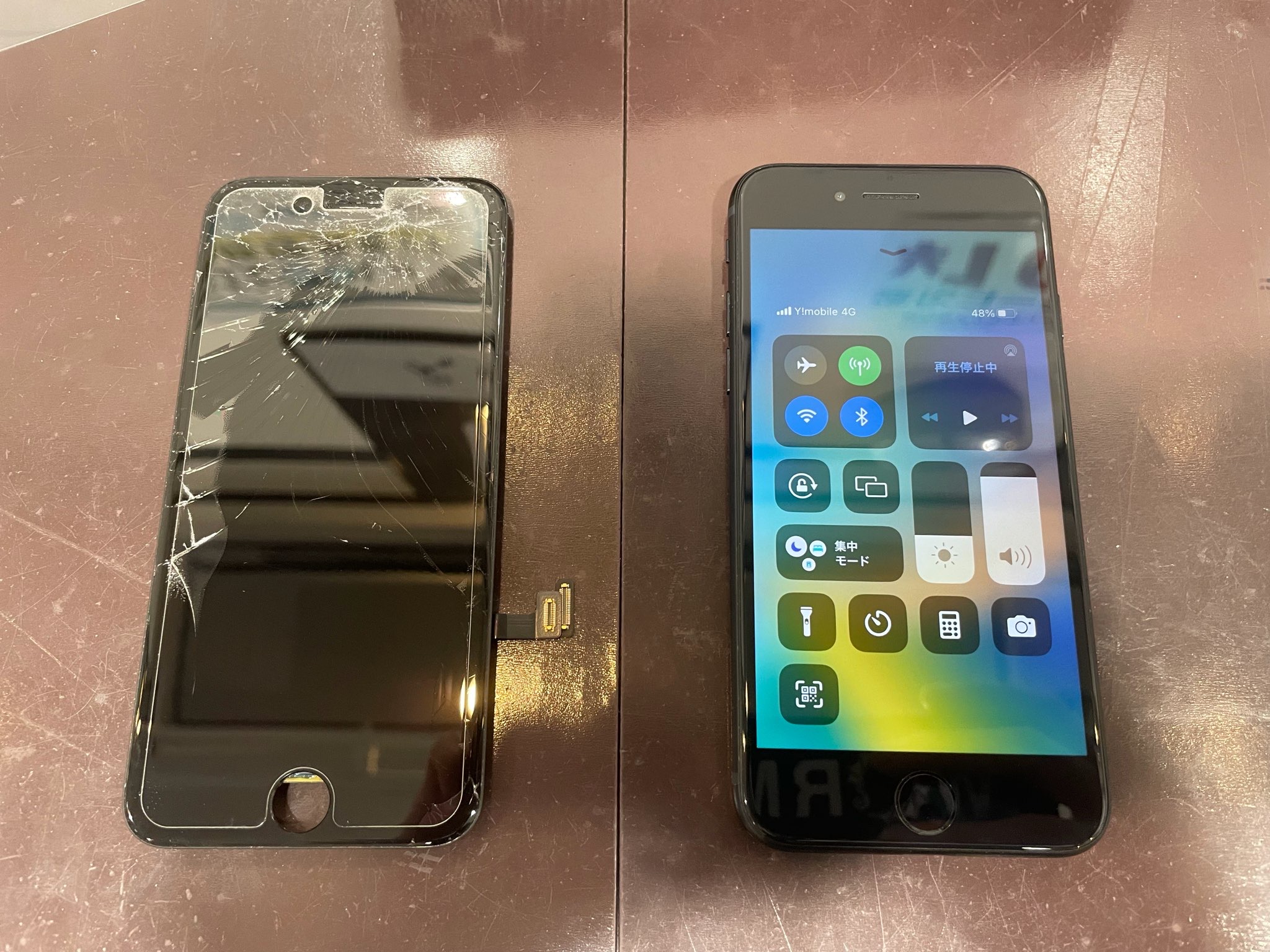 【イオンモール伊丹】iPhone SE 第3世代 画面修理 どんなにバキバキでも一度ご相談ください!
