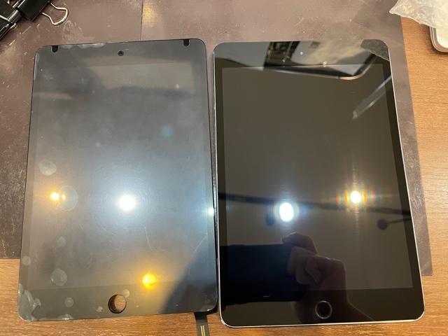 iPadmini5の画面パネル交換修理を完了！　伊丹市からご来店！