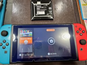 任天堂Switch　本体のバッテリー交換