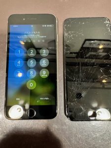 iPhoneSE第3世代　画面割れ