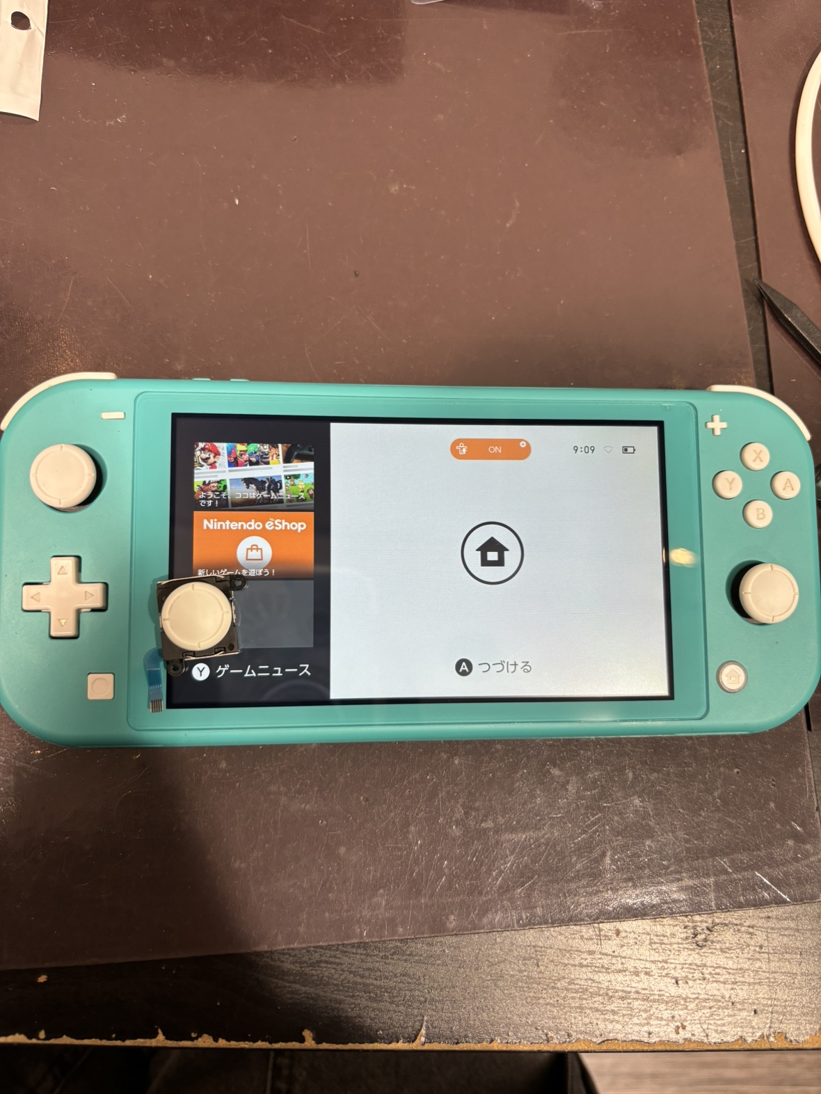 NintendoSwitchLite　スティック交換　伊丹市よりお越しのお客様