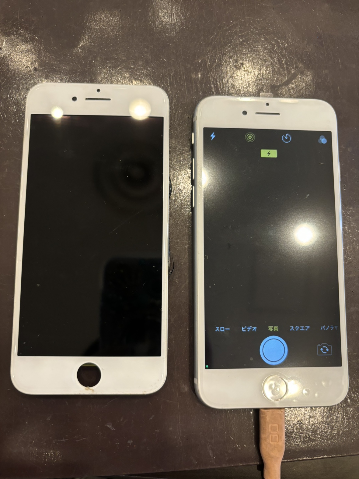 iPhone8　画面交換　伊丹市よりお越しのお客様