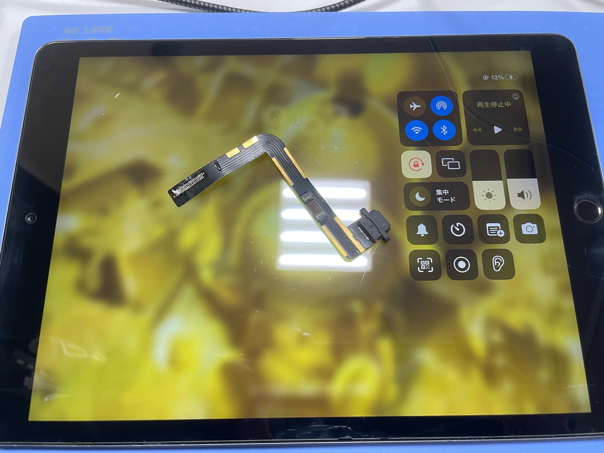 【イオンモール伊丹店】iPad9 ドックコネクタ(充電口)修理 症状:充電できない 伊丹市よりご来店