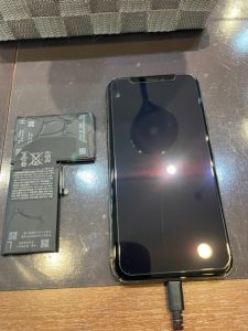 iPhoneXバッテリー交換