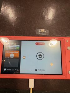 任天堂switchLite　充電不可