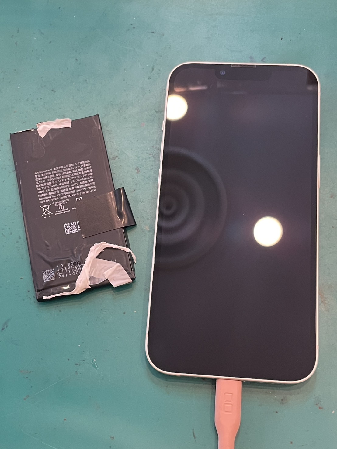 iPhone　バッテリー交換　尼崎市よりご来店